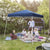 8' Ft. W x 8' Ft. D Steel Pop-Up Canopy
